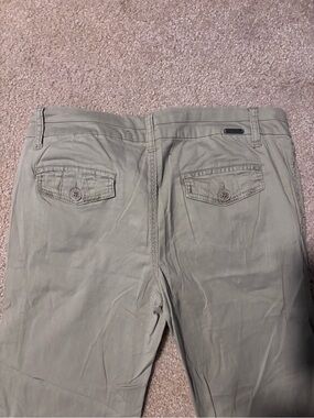 BKE Women's Khaki Green Casual Trousers